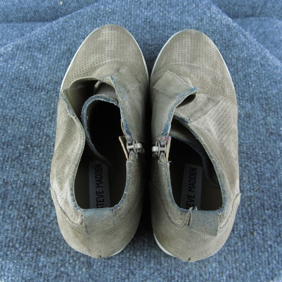 Steve Madden Wavery Women Bootie Boots Brown Suede Pull On Size 8 Medium - Picture 6 of 11